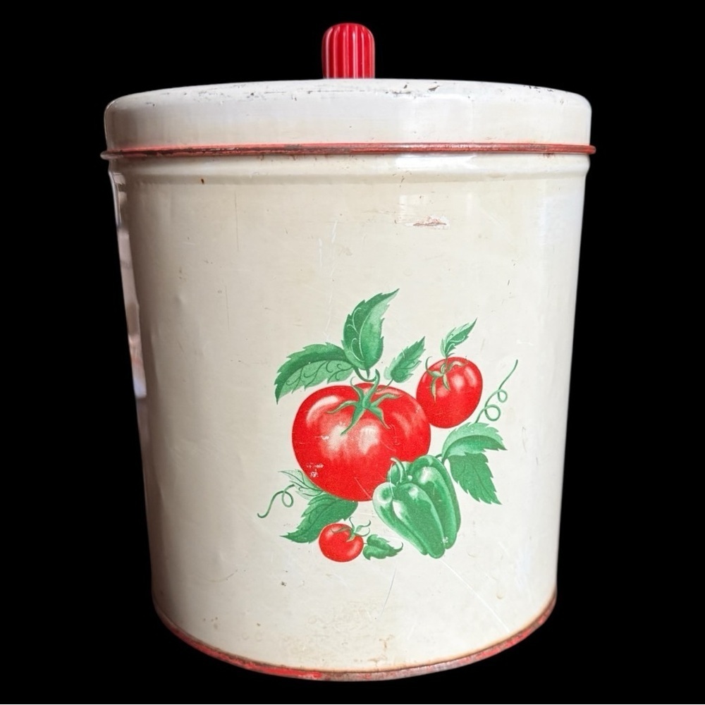 Vintage Metal Kitchen Canister - Maid of Honor Brand